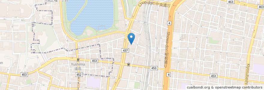 Mapa de ubicacion de サンマルクカフェ en Japan, 東京都, 台東区.