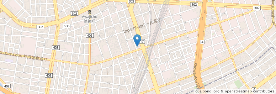Mapa de ubicacion de サンマルクカフェ en Japonya, 東京都, 千代田区.