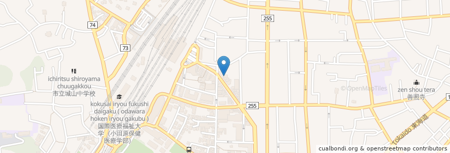 Mapa de ubicacion de 三井住友銀行 en 日本, 神奈川県, 小田原市.