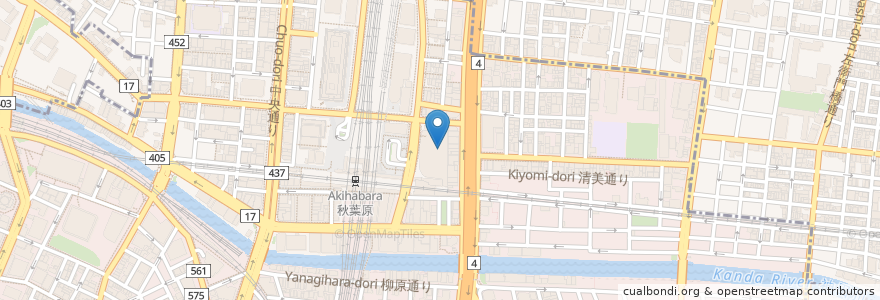 Mapa de ubicacion de サンマルクカフェ en Japão, Tóquio, 千代田区.