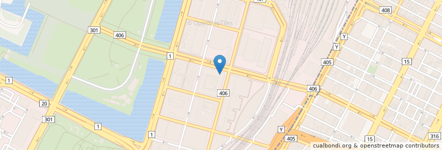 Mapa de ubicacion de サンマルクカフェ en Japon, Tokyo, 千代田区.