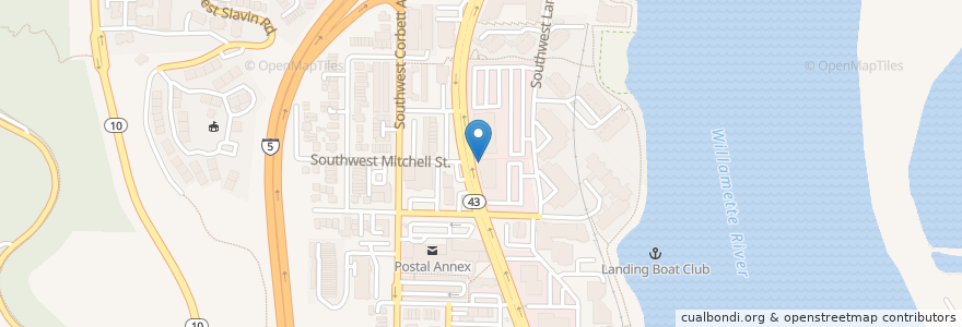 Mapa de ubicacion de Therapy Solutions for Kids en United States, Oregon, Portland, Multnomah County.