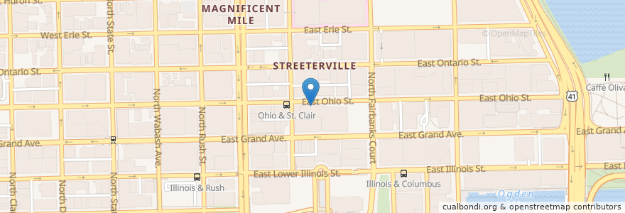 Mapa de ubicacion de The UPS Store en Amerika Syarikat, Illinois, Chicago.