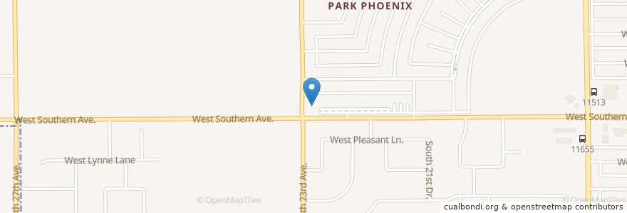 Mapa de ubicacion de Phoenix Fire Station Number 39 en United States, Arizona, Maricopa County, Phoenix.