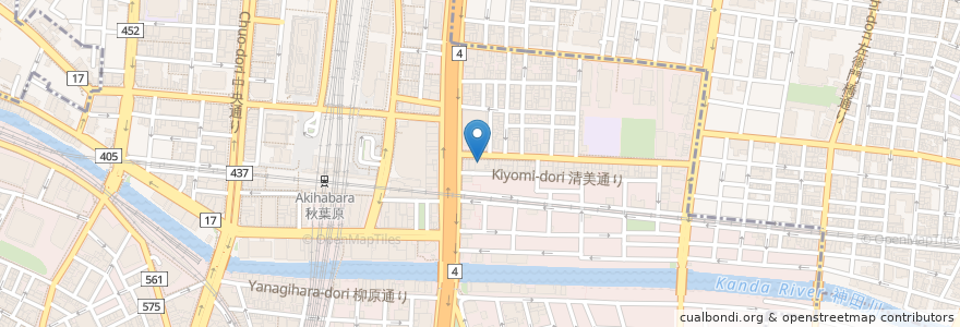 Mapa de ubicacion de カフェ・ベローチェ en 日本, 東京都.