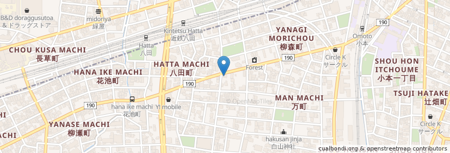 Mapa de ubicacion de すこやか歯科 en ژاپن, 愛知県, 名古屋市, 中川区.