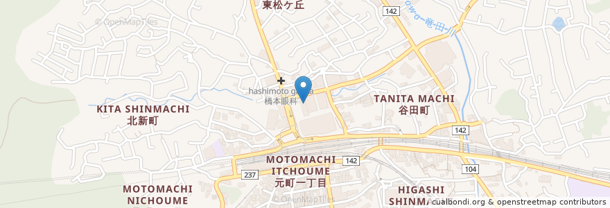 Mapa de ubicacion de 生駒駅前 図書室 en Japan, Nara Prefecture, Ikoma.