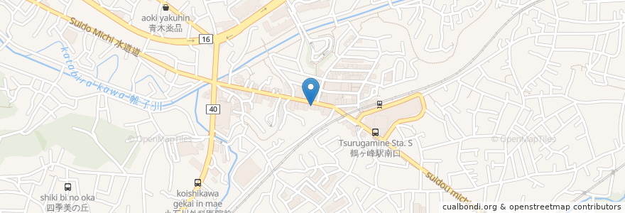 Mapa de ubicacion de 味山河 en Japonya, 神奈川県, 横浜市, 旭区.