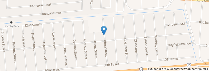 Mapa de ubicacion de Nitas Day Care Center and Preschool en United States, Louisiana, Jefferson Parish, Kenner.
