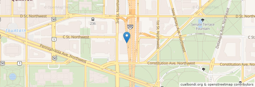 Mapa de ubicacion de Department of Labor Day Care Center en الولايات المتّحدة الأمريكيّة, واشنطن العاصمة, Washington.