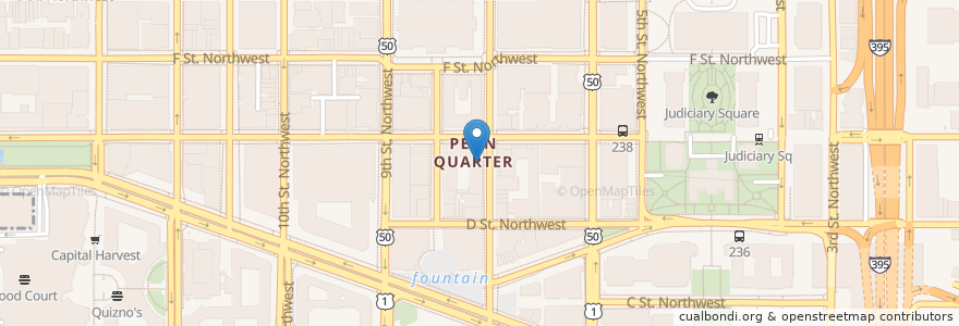 Mapa de ubicacion de Shakespeare Theatre Company - Lansburgh Theater en Amerika Syarikat, Washington, D.C., Washington.