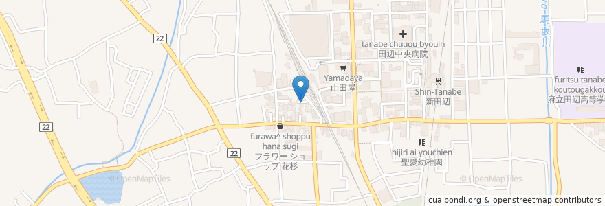 Mapa de ubicacion de JR 京田辺 西 駐車場 en Japonya, 京都府, 京田辺市.