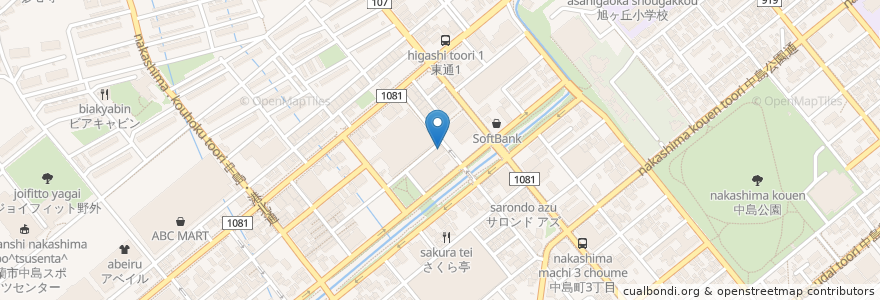 Mapa de ubicacion de ケンタッキー フライドチキン en Japon, Préfecture De Hokkaidō, 胆振総合振興局, 室蘭市.