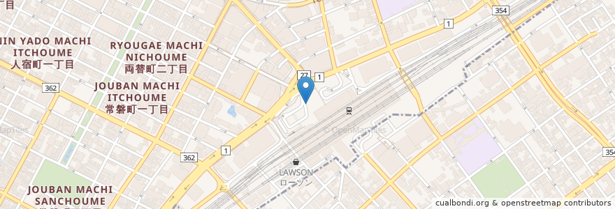Mapa de ubicacion de 静岡駅北口タクシー乗り場 en اليابان, شيزوكا, 静岡市, 葵区.