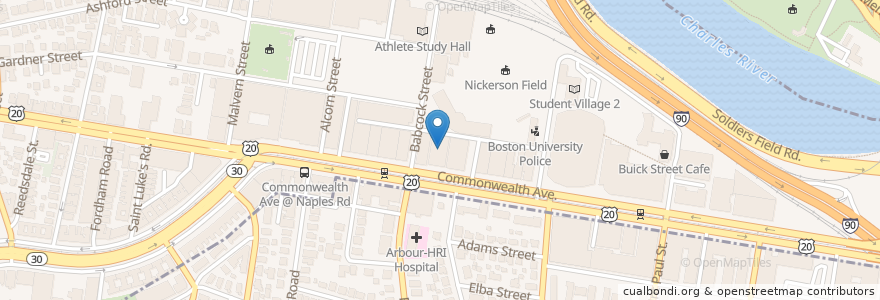 Mapa de ubicacion de William Howard Taft Middle School Library en Stati Uniti D'America, Massachusetts, Suffolk County, Boston.