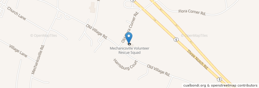 Mapa de ubicacion de Mechanicsville Volunteer Rescue Squad en Amerika Syarikat, Maryland, Saint Mary's County.