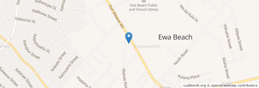 Mapa de ubicacion de Ewa Beach Fire Station Number 24 en Amerika Syarikat, United States Of America (Middle Hawai'ian Islands Territorial Waters), Hawaii, Honolulu County.