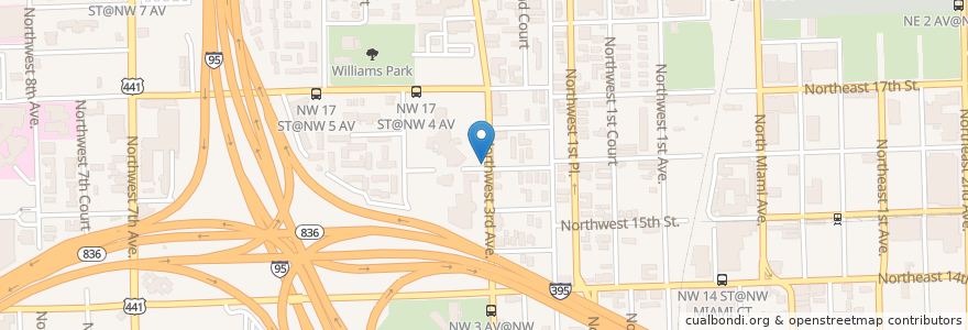 Mapa de ubicacion de Jesca V Culmer Park Early Childhood Center en 미국, 플로리다주, 마이애미데이드 군, 마이애미.