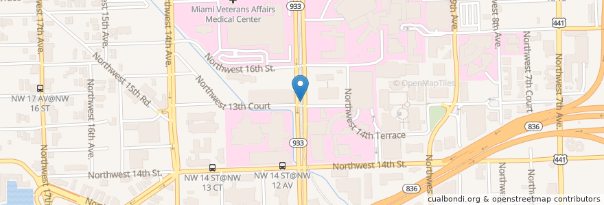 Mapa de ubicacion de Jackson Infant-Toddler Center en États-Unis D'Amérique, Floride, Comté De Miami-Dade, Miami.