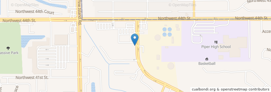 Mapa de ubicacion de Springtree Rehabilitation and Health Care Center en États-Unis D'Amérique, Floride, Broward County, Sunrise.