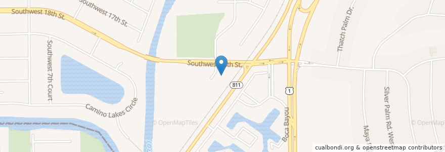 Mapa de ubicacion de Boca Raton Fire / Rescue Station 8 en アメリカ合衆国, フロリダ州, Palm Beach County, Boca Raton.