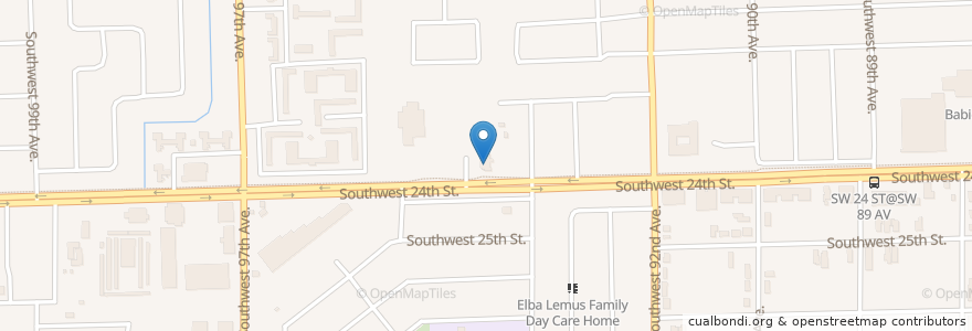Mapa de ubicacion de Westchester Fire Department Station 47 en Amerika Syarikat, Florida, Miami-Dade County.