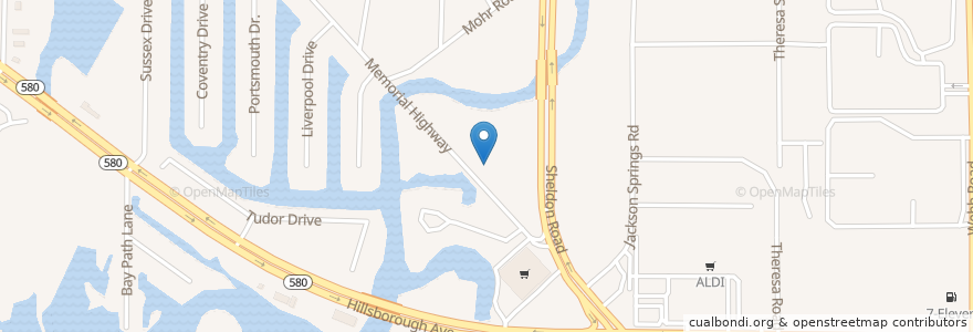 Mapa de ubicacion de West Hillsborough Volunteer Fire Department Station 31 en Stati Uniti D'America, Florida, Hillsborough County.