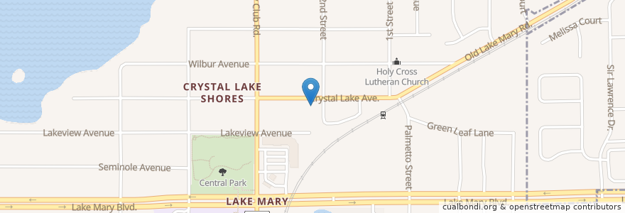 Mapa de ubicacion de Lake Mary Fire Department Station 33 en Соединённые Штаты Америки, Флорида, Seminole County, Lake Mary.
