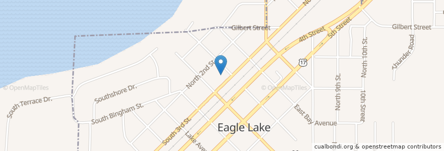 Mapa de ubicacion de Eagle Lake City Fire Department en Estados Unidos De América, Florida, Polk County, Eagle Lake.