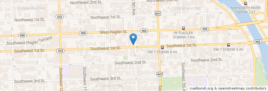 Mapa de ubicacion de Sagrada Familia Child Care Center en Vereinigte Staaten Von Amerika, Florida, Miami-Dade County, Miami.