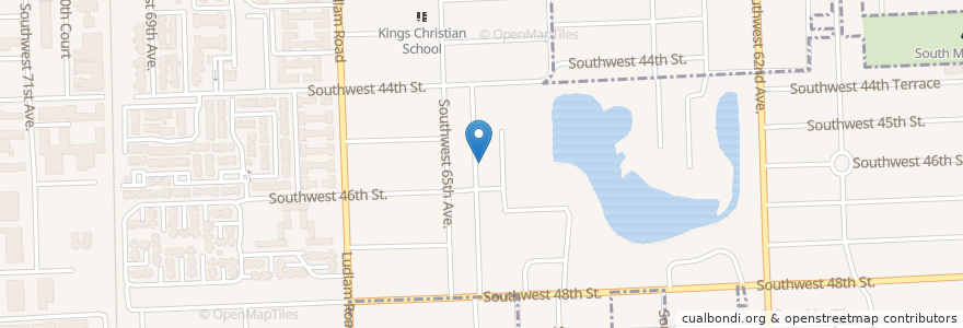Mapa de ubicacion de The Learning Garden Day Care Center en États-Unis D'Amérique, Floride, Comté De Miami-Dade.