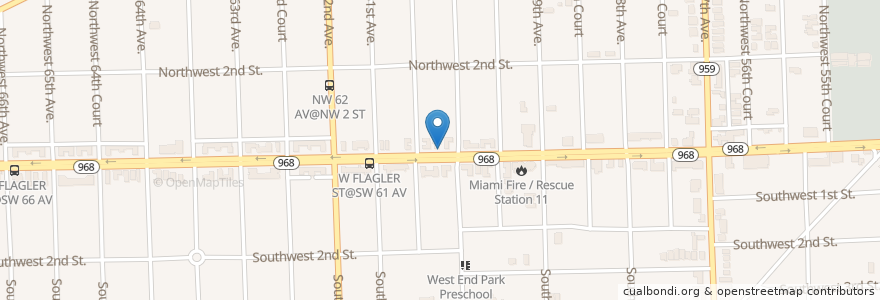 Mapa de ubicacion de Kid's USA Child Care Center en Соединённые Штаты Америки, Флорида, Майами-Дейд, Майами.