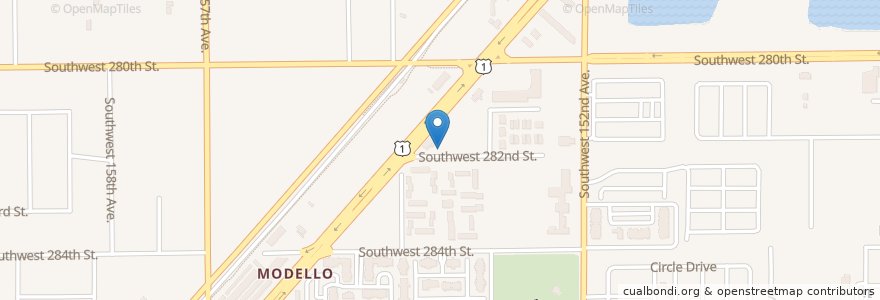 Mapa de ubicacion de Modello Head Start & Child Care Center en Соединённые Штаты Америки, Флорида, Майами-Дейд.