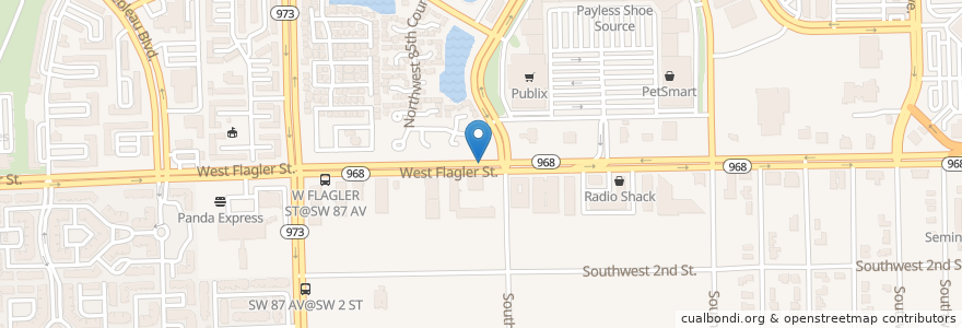 Mapa de ubicacion de Nancy's Land Child Care Center en Amerika Syarikat, Florida, Miami-Dade County.