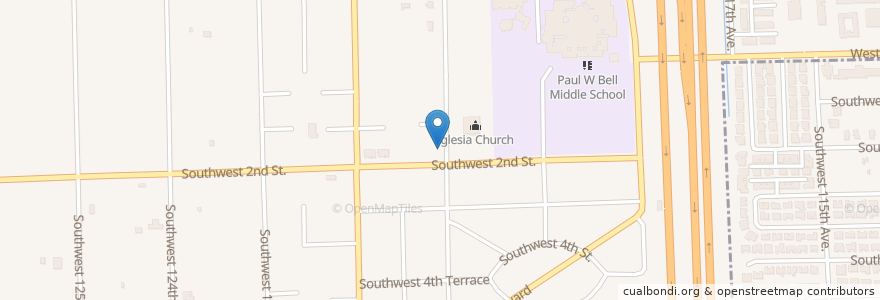 Mapa de ubicacion de El Redentor Day Care en Amerika Birleşik Devletleri, Florida, Miami-Dade County.