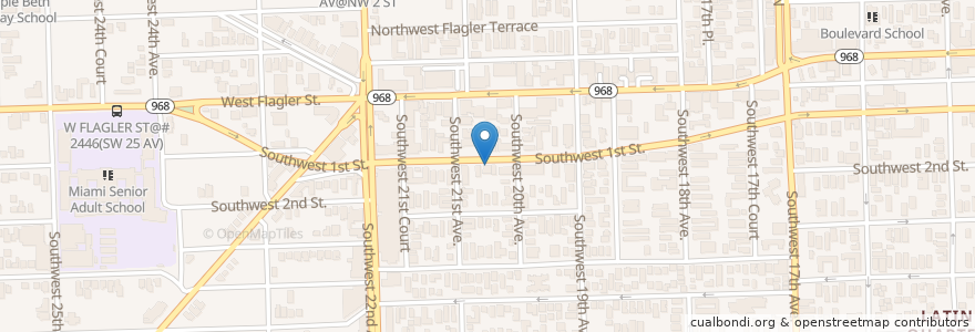 Mapa de ubicacion de Gingerbread House Day Care Center en Amerika Syarikat, Florida, Miami-Dade County, Miami.
