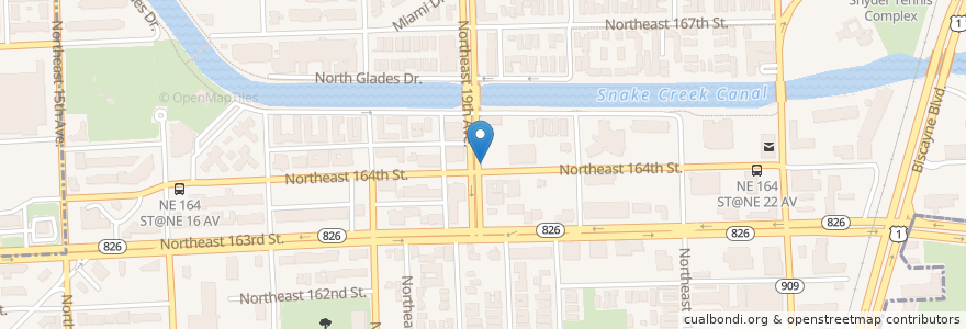 Mapa de ubicacion de Fulford Christian Day Care en Amerika Syarikat, Florida, Miami-Dade County, North Miami Beach.