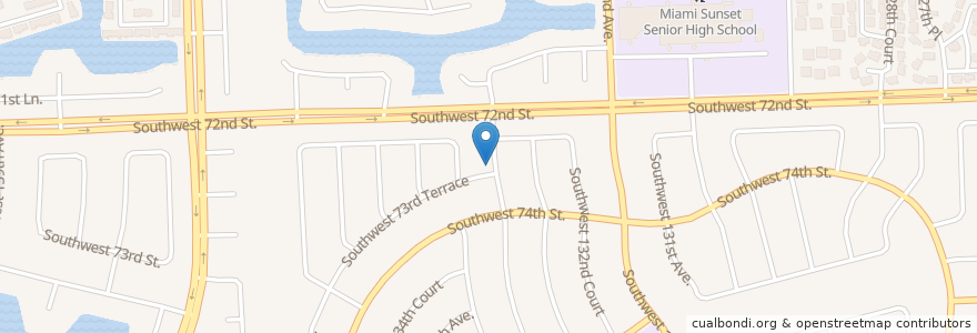 Mapa de ubicacion de Gonzalez Day Care Center en Vereinigte Staaten Von Amerika, Florida, Miami-Dade County.