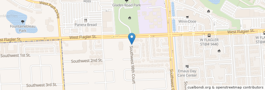 Mapa de ubicacion de Happy Faces Day Care Center en الولايات المتّحدة الأمريكيّة, فلوريدا, مقاطعة ميامي داد.
