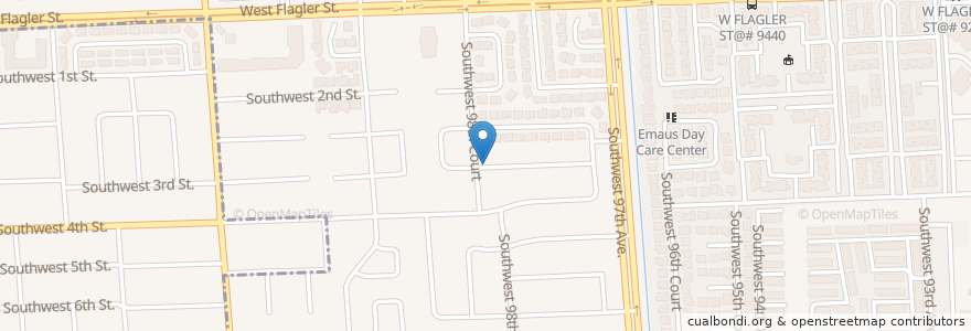 Mapa de ubicacion de Horta Day Care Center en États-Unis D'Amérique, Floride, Comté De Miami-Dade.