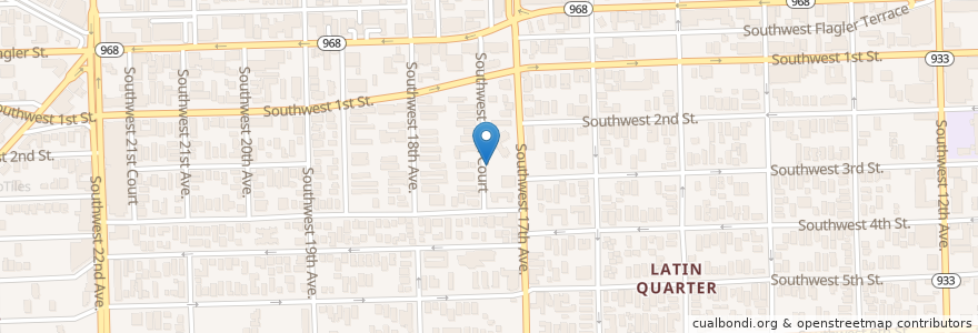 Mapa de ubicacion de Calvary Baptist Church Day Care Center en Vereinigte Staaten Von Amerika, Florida, Miami-Dade County, Miami.