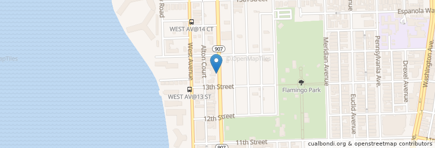 Mapa de ubicacion de A To Z for Kids Day Care Center en Stati Uniti D'America, Florida, Contea Di Miami-Dade, Miami Beach.