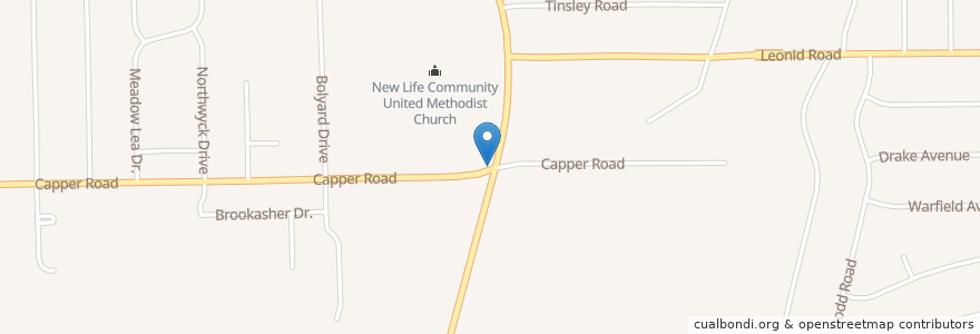 Mapa de ubicacion de Victory Christian Day Care Center en 미국, 플로리다주, Duval County, 잭슨빌.