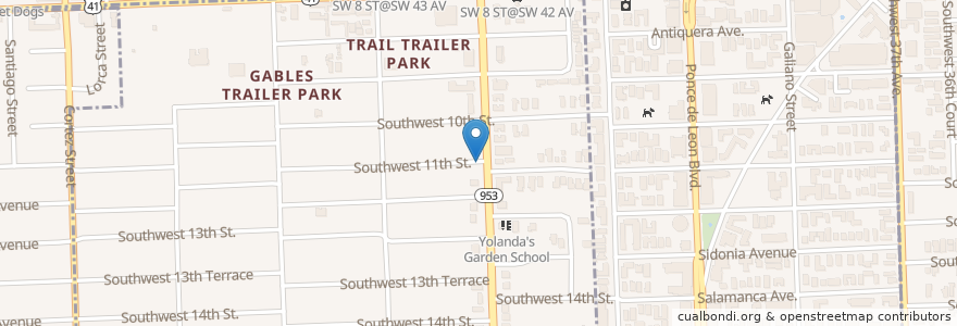 Mapa de ubicacion de Bethel Day Care Center en Amerika Syarikat, Florida, Miami-Dade County.
