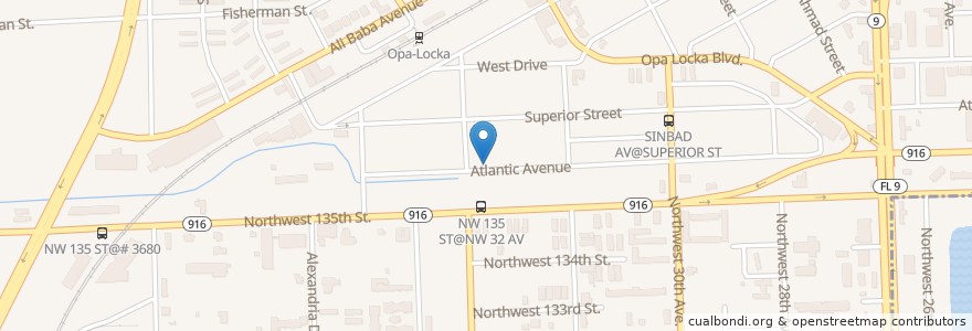 Mapa de ubicacion de Angelee Day Care Center en United States, Florida, Miami-Dade County, Opa-Locka.