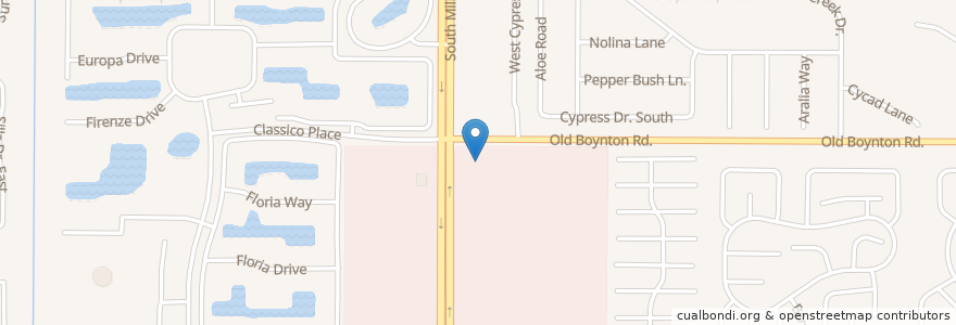 Mapa de ubicacion de Palm Beach County Sheriff's Office Substation en Stati Uniti D'America, Florida, Palm Beach County.