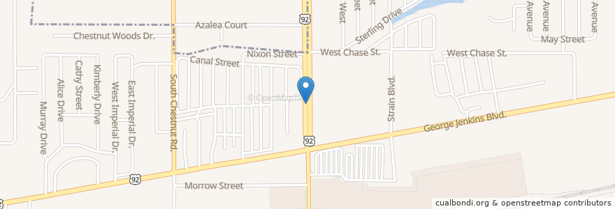 Mapa de ubicacion de Polk County Sheriff's Office Community Policing Unit en Amerika Syarikat, Florida, Polk County, Lakeland.