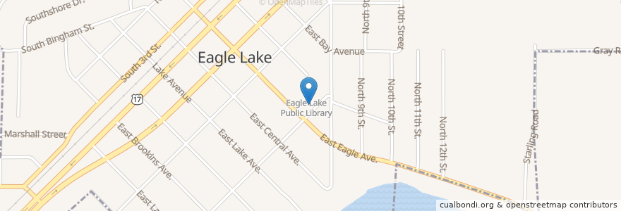 Mapa de ubicacion de Eagle Lake Police Department en Amerika Syarikat, Florida, Polk County, Eagle Lake.