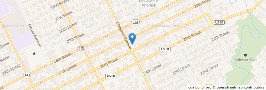Mapa de ubicacion de Newport News Police Department en アメリカ合衆国, バージニア州, Newport News City, Newport News.