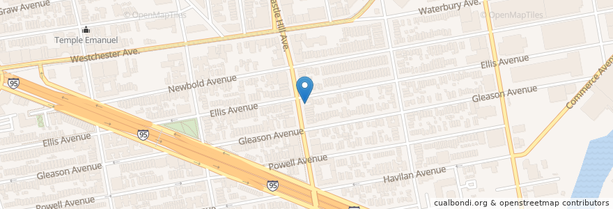 Mapa de ubicacion de New York Engine Company 64 en 美利坚合众国/美利堅合眾國, 纽约州 / 紐約州, 纽约, Bronx County, The Bronx.